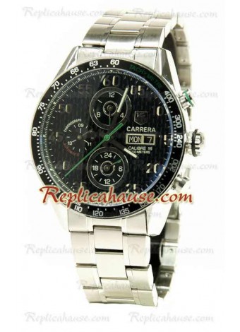Tag Heuer Carrera Calibre 16 DayDate Japanese Wristwatch TAGH20