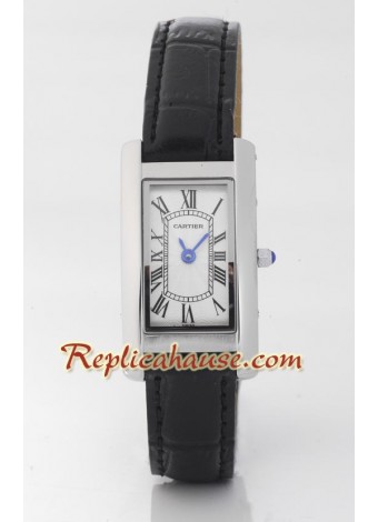 Cartier Tank Americaine Wristwatch Ladies CTR237
