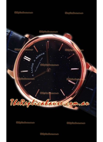 A.Lange Sohne Saxonia Thin Pink Gold Swiss Replica Timepiece 