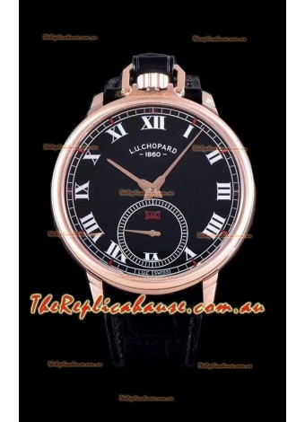 Chopard Louis-Ulysse The Tribute Rose Gold Black Dial Swiss Timepiece