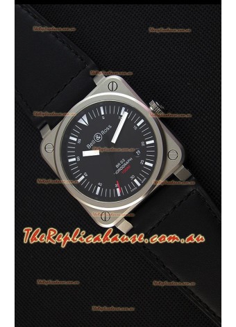 Bell & Ross BR03-92 Horograph Black Dial Swiss Leather Strap 1:1 Mirror Replica Watch
