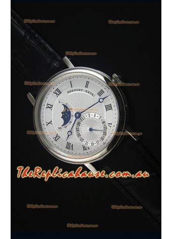 Breguet Classique Moonphase Stainless Steel Swiss Replica Timepiece