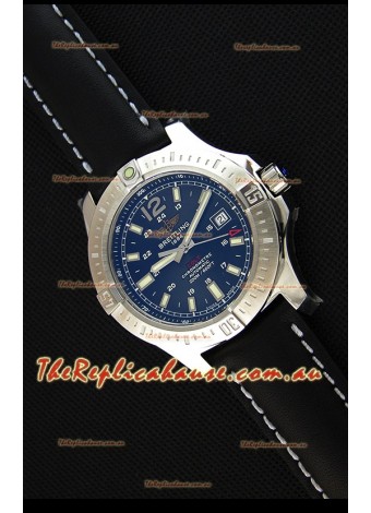 Breitling Chronometre COLT 41 Blue Dial Swiss Automatic Replica Watch 