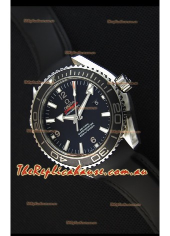 Omega Seamaster Planet Ocean Swiss Black Strap Replica 45MM 1:1 Ultimate Edition Watch 