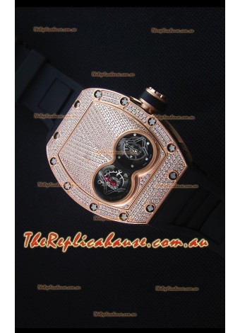 Richard Mille RM053 Tourbillon Pablo Mac Donough Swiss Replica Watch Pink Gold Case