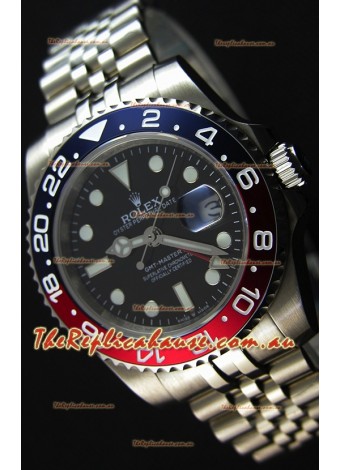 Rolex GMT Masters II 116719BLRO Pepsi Bezel Cal.3186 Movement Swiss Replica - Ultimate 904L Steel Watch 