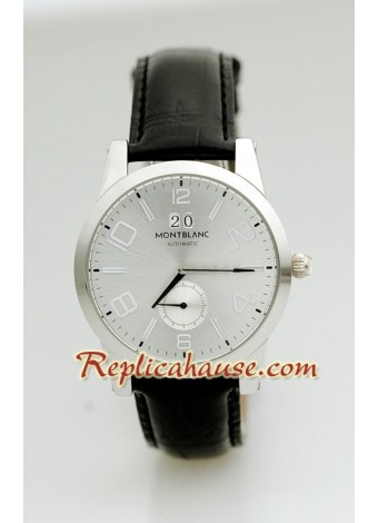 Mont Blanc Timewalker - Leather Wristwatch MBLNC39