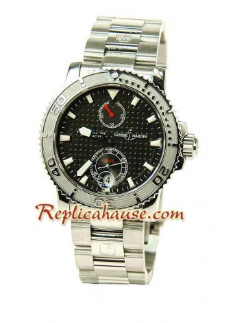 Ulysse Nardin Maxi Marine Chronometer Swiss Wristwatch UNDN34
