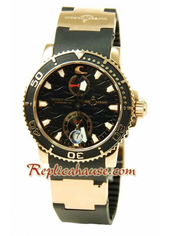 Ulysse Nardin Maxi Marine Chronometer Swiss Wristwatch UNDN36