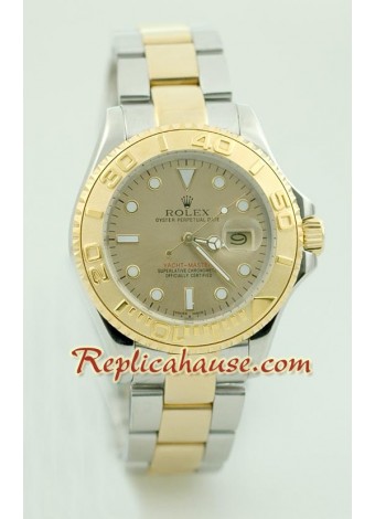Rolex Yacht Master Two Tone Mid Sized ROLX855