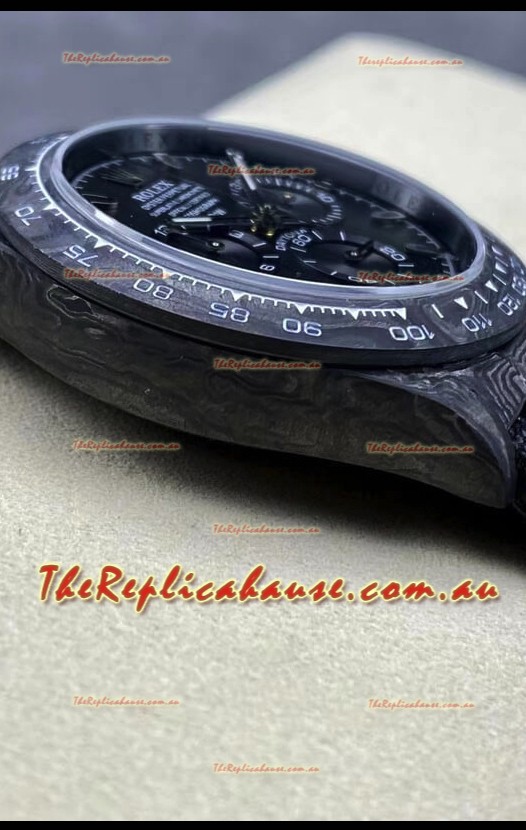 DiW - All Black Carbon Daytona - About Timepieces