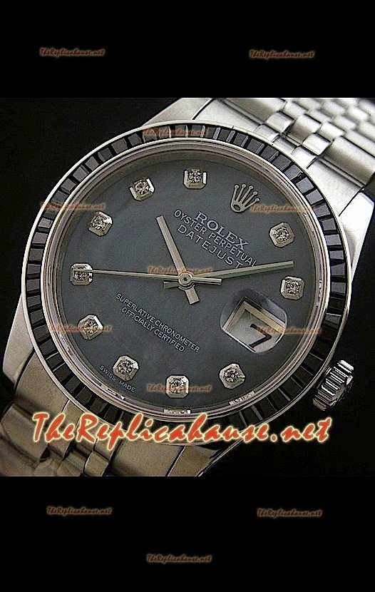 Rolex Datejust Swiss Replica Watch with Pearl Dial at a Discounted ...