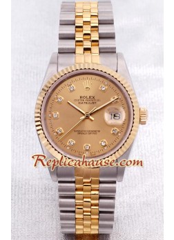 Rolex Datejust Two Tone Swiss Wristwatch ROLX05