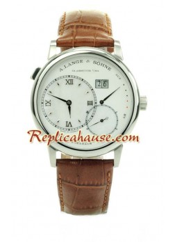 A. Lange and Sohne Grand Lange 1 Leather Wristwatch ALANGE19