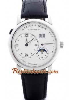 A. Lange and Sohne Lange 1 MoonPhase Japanese Wristwatch ALANGE06