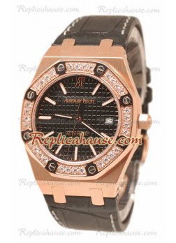 Audemars Piguet Royal Oak 18K Pink Gold Swiss Wristwatch ADPGT96