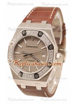 Audemars Piguet Royal Oak Swiss Diamonds Movement Wristwatch ADPGT99
