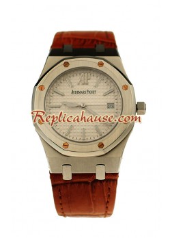 Audemars Piguet Royal Oak Brown Strap Swiss Wristwatch ADPGT105
