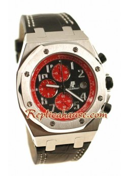 Audemars Piguet Royal Oak Offshore Swiss Quartz Black Dial Wristwatch ADPGT48