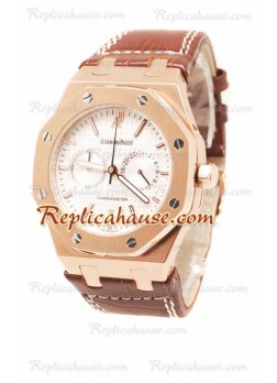 Audemars Piguet Royal Oak Offshore Gold Plated Quartz Wristwatch ADPGT133