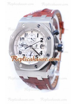 Audemars Piguet Royal Oak Offshore White Dial Wristwatch AP-20110513