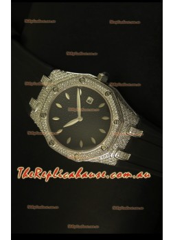 Audemars Piguet Royal Oak Ladies Timepiece in Black 