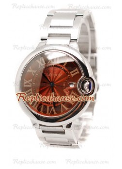 Ballon De Cartier Chronograph Swiss Wristwatch CTR21