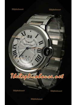 Mens Ballon De Bleu Cartier Replica Watch in Steel - 43MM