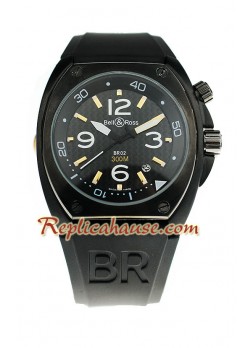 Bell and Ross BR 02 Carbon Wristwatch BELLRS03