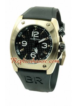 Bell and Ross BR 02 Pink Gold Wristwatch BELLRS06