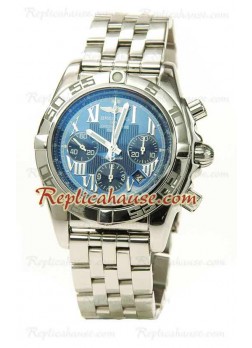 Breitling Chronograph Chronometre Swiss Wristwatch BRTLG45