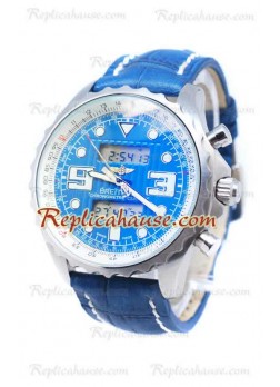 Breitling Airwolf Raven Japanese Wristwatch in Blue Dial BT-20110513