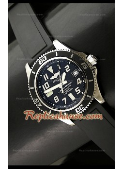 Breitling SuperOcean Swiss Replica Watch in Black dial