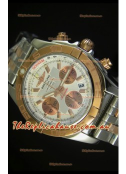 Breitling Chronomat Evolution Swiss Replica Timepiece in Pink Gold
