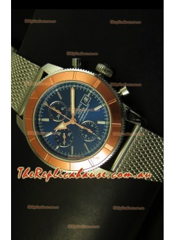 Breitling Super Ocean Blue Dial Chronograph Swiss Timepiece 