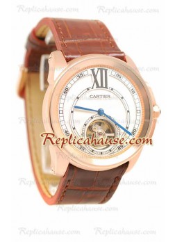 Calibre de Cartier Flying Tourbillon Wristwatch CTR25