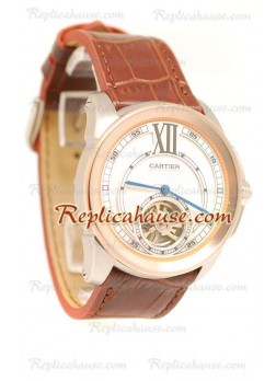 Calibre de Cartier Flying Tourbillon Wristwatch CTR27