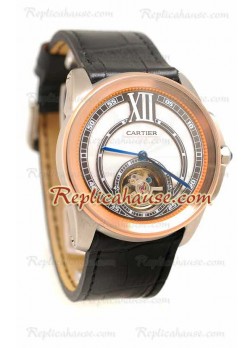 Calibre de Cartier Flying Tourbillon Wristwatch CTR28