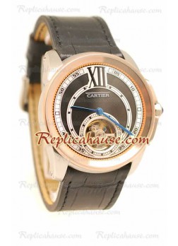 Calibre de Cartier Flying Tourbillon Wristwatch CTR29