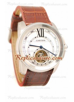 Calibre de Cartier Flying Tourbillon Wristwatch CTR30