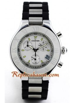 Cartier Ligne Chronoscaph Wristwatch CTR121