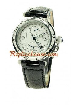 Cartier De Pasha Power Reserve Wristwatch CTR65