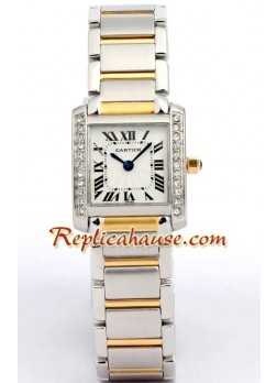 Cartier Tank Francaise Lady's Wristwatch CTR242