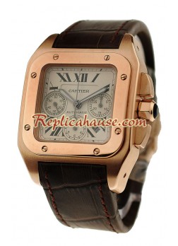 Cartier Santos 100 Swiss Wristwatch CTR190