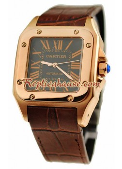 Cartier Santos 100 Swiss Wristwatch CTR191