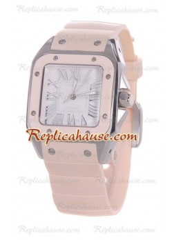 Cartier Santos 100 Swiss Wristwatch Ladies CTR183