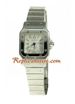 Cartier Santos ladies swiss Wristwatch CTR208