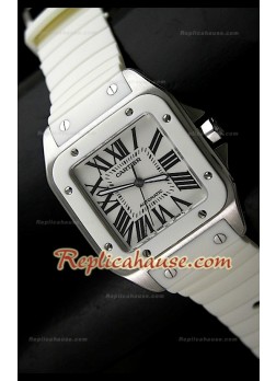 Cartier Santos 100 Swiss Replica Watch - 39MM