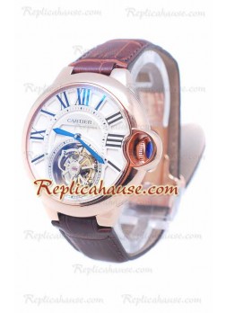 Cartier Ballon de Bleu Flying Tourbillon Rose Gold Wristwatch CT-20110517