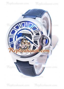 Cartier Ballon de Bleu Flying Tourbillon Silver Wristwatch CT-20110518